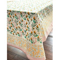 Indian Cotton Tablecloth 150 x 220cm – Yellow Flowers